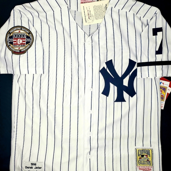 Derek Jeter New York Yankees Jersey with 2020 HOF - Picture 2 of 3